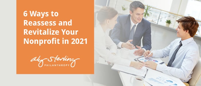 6 Ways to Revitalize your Nonprofit in 2021 Header Image